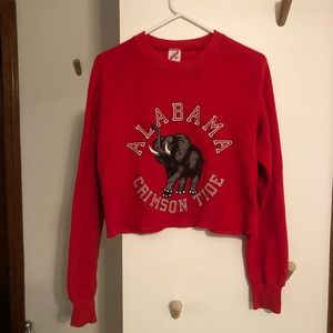 Cropped Alabama sweatshirt